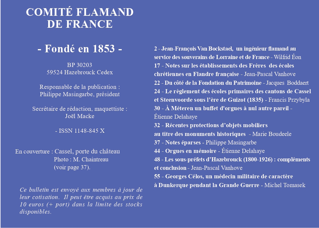 Bulletin 134 sommaire